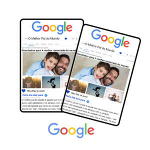 Pack de Cartões Google Dia dos Pais – Mais Modelos, Spotify, Netflix, YouTube + Envelope Editável